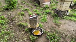 Premium Stainless Steel Honey Press - Manual Beekeeping Tool For Easy Honey & Wax Extraction, No Batteries Required