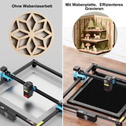 Twotrees Laser Honeycomb Working Table Diode Laser Engraving and Cutting Machine CNC Honeycomb Panel Cutting Table 300/400/430/500