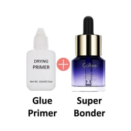 Gollee Banana Scent Eyelash Glue 1-2s Fast Drying Waterproof Glue Premade Fans Glue 5 Weeks Lasting Eyelash Extension Glue Salon