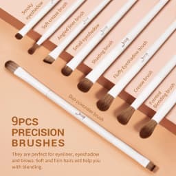 Jessup Makeup Brushes 14pc Makeup Brush Set Synthetic Foundation Brush Powder Contour Eyeshadow Liner Blending Highlight T329
