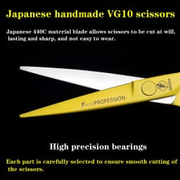HISADA Professional Scissors Tijeras Peluquería Profesional 5.5、6.0、6.5 Inch Handmade in Japan VG10 Material Haircut Scissors