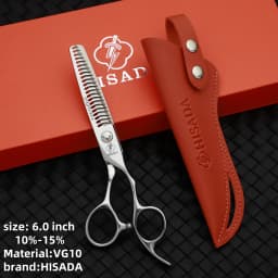 HISADA Professional Scissors Tijeras Peluquería Profesional 5.5、6.0、6.5 Inch Handmade in Japan VG10 Material Haircut Scissors