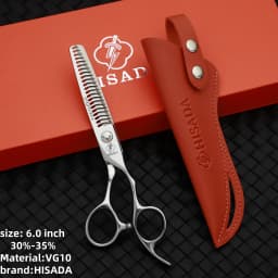 HISADA Professional Scissors Tijeras Peluquería Profesional 5.5、6.0、6.5 Inch Handmade in Japan VG10 Material Haircut Scissors