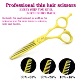 HISADA Professional Scissors Tijeras Peluquería Profesional 5.5、6.0、6.5 Inch Handmade in Japan VG10 Material Haircut Scissors