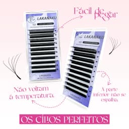 LAKANAKU 5D W Shaped Eyelashes Extension Volume Fans 6 Trays Cilios W Shape Lash Natural Soft Make-up Fans