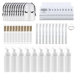 25/50Pcs Eyelash Extension Shampoo Foam Set 5ML Mousse Concentrate Makeup Remover Tool for Mascara with Brush Women's Cleanser