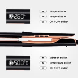 Professional Hair Straightener 500°F Plasma Hair Flat Iron 260°C Ceramic Coating Plate Smooth Frizz Salon Styling Tool 110V-240V