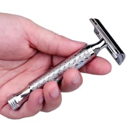 CNC 316L Stainless Steel Men's Manual Shaver Classic Double Edge Safety Razor