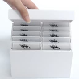 Beauty Salon 10Layers Acrylic Eyelash Extensions Storage Box Lash Tile Palette Box Lash Boxes Packaging Wholesale Lash Supplies