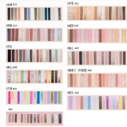 Chéeryep 16 Color Eye Shadow Plate Matte Shimmer Glitter Pressed Highly Pigmented Powder,Natural Velvet Texture Eye Shadow Kit