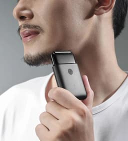 New Xiaomi Mijia Electric Shaver Reciprocating Dual Blade MSW201 IPX7 Ultra-thin Portable Magnetic Suction Noise Reduction Blad