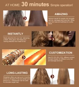 PURC Brazilian Keratin Hair Treatment Smoothing Straightening Repair Damaged Hair Keratin Professional Hair Care Products