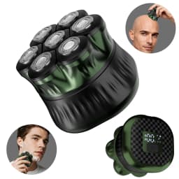 Hatteker 5-Blade Beard Clipper for Man Professional Foil Shaver Waterproof Electric Razor with LED Display USB Rechargeable
