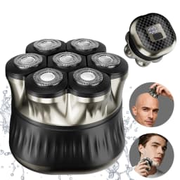 Hatteker 5-Blade Beard Clipper for Man Professional Foil Shaver Waterproof Electric Razor with LED Display USB Rechargeable