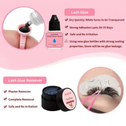 Professional False Eyelash Extension Practice Kit Eye Lashes Extension Grafting for Beginner Artist Practice Makeup Tool Set Kit