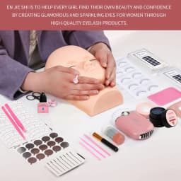 Professional False Eyelash Extension Practice Kit Eye Lashes Extension Grafting for Beginner Artist Practice Makeup Tool Set Kit