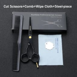 Brainbow 5.5' Professional Hair Scissors Cutting Thinning Hairdressing Barber Scissors Pro Salon Japan Hair Styling Tools