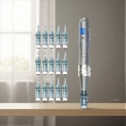 2026 Ultima Dr M8 Wireless Derma Pen with 12 Pcs Cartridge Needle Length 0.2 mm