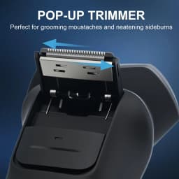 Electric Shaver for Men 150 Min Runtime Wet/Dry Electric Razor with Pop Up Trimmer IPX6 Waterproof Shaving Machine