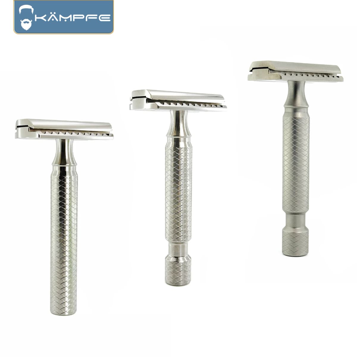 KAMPFE Manual Safety CNC precision machining Double Edge titanium alloy men's shaver boyfriend gift