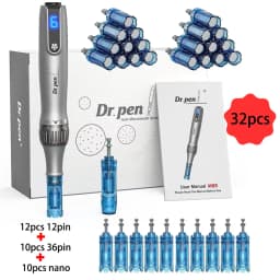 Dr Pen Ultima M8S-W With Needles gifts Wireless Professional MTS Derma Pen For BB Glow Beauty Salon Machine needle length 0.25mm