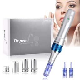 Original Ultima Dr Pen A6 with 2 pcs 12pin Cartridges Homeuse Wireless Electric Skin Care Tools Kit