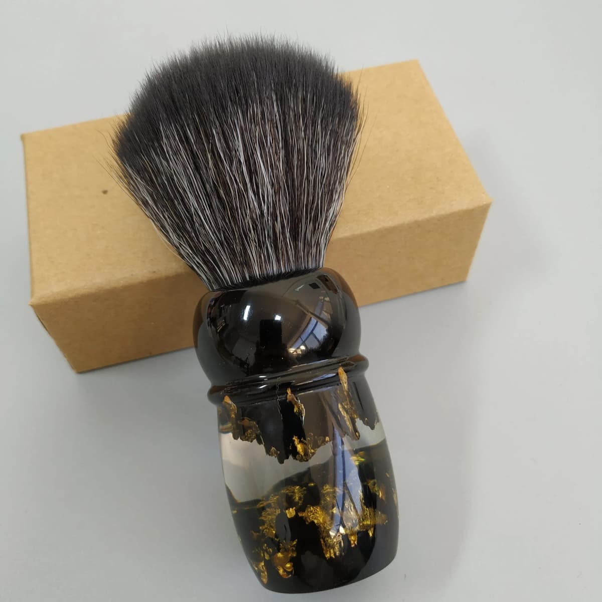Dscosmetic Silent Hill QL8 Synthetic Hair Fan Shaving Brush for Man Wet Shaving