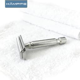 Kampfe Manual CNC Stainless Steel Polishing Double Edge Safety Razor Beard Shaver Father’s Day gift