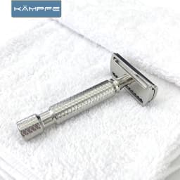 Kampfe Manual CNC Stainless Steel Polishing Double Edge Safety Razor Beard Shaver Father’s Day gift