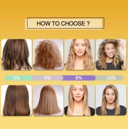 PURC 2 Pcs Keratin For Hair Straightening 0% 5% 8% 12% Formaldehyde Brazilian Keratin Hair Treatment Smoothing Hair Care