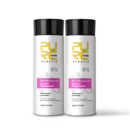 PURC 2 Pcs Keratin For Hair Straightening 0% 5% 8% 12% Formaldehyde Brazilian Keratin Hair Treatment Smoothing Hair Care