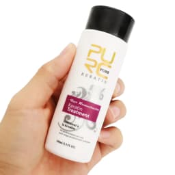 PURC 2 Pcs Keratin For Hair Straightening 0% 5% 8% 12% Formaldehyde Brazilian Keratin Hair Treatment Smoothing Hair Care