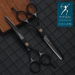 TITAN Hair Scissors Professional Barber Tool Cutting Hairdressing Thinning Shears 5.5 Inch 6.0 Inch