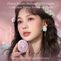 Flower Knows Midsummer Fairytales Collection Velvet Embossed Blush