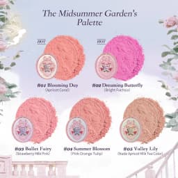 Flower Knows Midsummer Fairytales Collection Velvet Embossed Blush