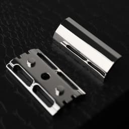 CNC 316 L Stainless Steel Material Men Safety Double Edge Razor Shaving With Non-slip Handle Hand Polished Razors