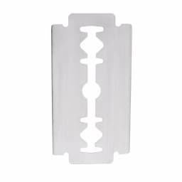 Qshave IT Safety Razor Blade Straight Razor Titanium Blade Double Edge Classic Safety Razor Blade Made in USA, 100 Blades