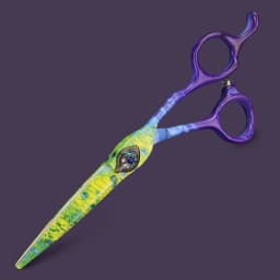 Peacock Green Hair Scissors 6 inch Professional Haircut Cutting and Thinning Scissors Japan 440C Steel
