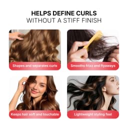 Karseell Curl Defining Cream for Wavy, Curly and Coily Hair, Leave-In Styling Cream to Help Control Frizz, Define Soft Curls