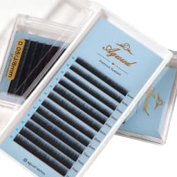 AGUUD 10 Cases Lashes Wholesale Individual Eyelash Extensions Supplies B Curl Russian Volume Lash 0.03-0.20mm Classic False Lash