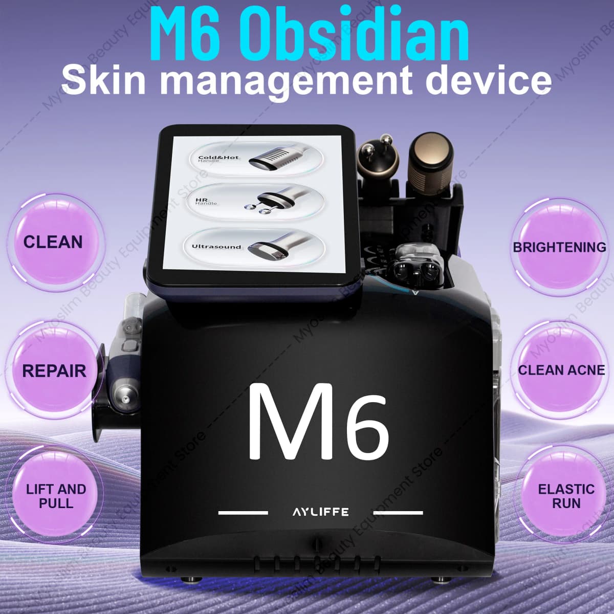 NEW M6 Hydri Facial Skin Management Machine Hydradermabrasion Deep Cleansing Face Lifting Professional Beauty Salon Equipment