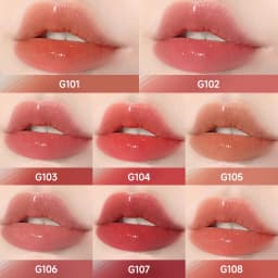 CARSLAN 2pcs/set Tinted Lip Glow Serum Essential oil Moisturizing Lip Glaze Plumper Mirror Water Lip Gloss Lipstick Cosmetics