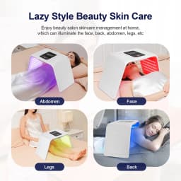 160 LEDs Foldable 7 Colors LED Photon Machine Home Use Beauty Salon LED Facial Body SPA Mask PDT Machine Face LED Mask Skin Care