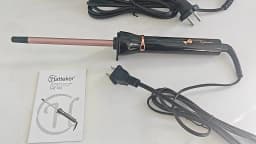 Haetteker Mini Curling Iron Small 9mm Airy Bangs Short Hair Wave Electric Hair Curler for Men And Women