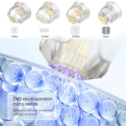 10pcs Bio Pen Q2 Dr. Pen Q1S Disposable EMS Microneedling Cartridge Titanium Needles 9/14/25/Nano Needle Length 0.25 Mm