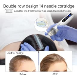 10pcs Bio Pen Q2 Dr. Pen Q1S Disposable EMS Microneedling Cartridge Titanium Needles 9/14/25/Nano Needle Length 0.25 Mm