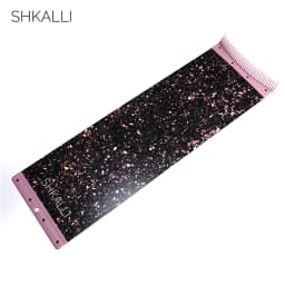 Professional Carbon Fiber Highlighting Board with Comb Teeth Hair Dyeing Board Styling Accessory for Hairdressers Coloring Tool