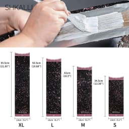 Professional Carbon Fiber Highlighting Board with Comb Teeth Hair Dyeing Board Styling Accessory for Hairdressers Coloring Tool
