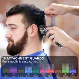 Hatteker Beard Trimmer for Men Electric Shaver  Hair Cutter with LED Display USB Rechargeable Grooming Kit
