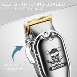 Hatteker Beard Trimmer for Men Electric Shaver  Hair Cutter with LED Display USB Rechargeable Grooming Kit